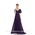 Wholesale Good Quality alibaba O neck white Royal Blue purple green Beach Long weddings Bridesmaid Evening Dresses LB56